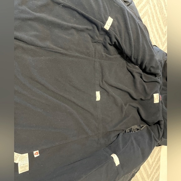 Girls' chateau puffer jacket with PrimaLoft® (Navy) - Picture 2 of 4